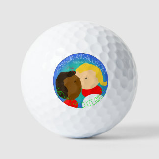 Joshua & Aliston Golf Golfball