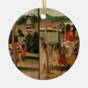 Joshua an den Wänden von Jericho Keramikornament