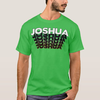 Joshua Lustig Retro Vintage Sonnenuntergang Joshua T-Shirt