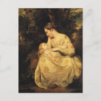 Joshua Reynolds - Frau Susanna Hoare und Kind Postkarte