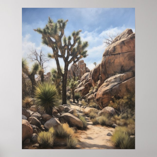 Joshua Tree Art Print Poster (Vorne)