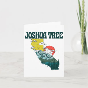 Joshua Tree California Natur und Gebirge Karte