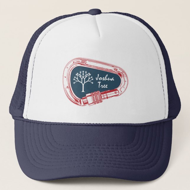 Joshua Tree Climbing Carabiner Truckerkappe (Vorderseite)