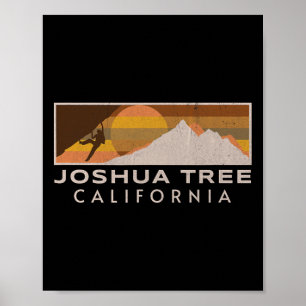 Joshua Tree Felsenklettern Nerd Boulderer Berg Poster