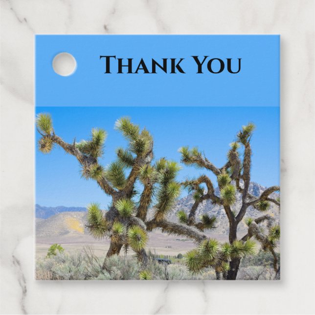 Joshua Tree in Kalifornien Geschenkanhänger (Vorderseite)