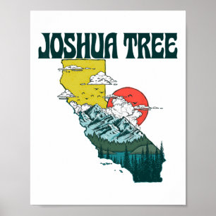 Joshua Tree Kalifornien Outdoor Natur Und Berge Poster