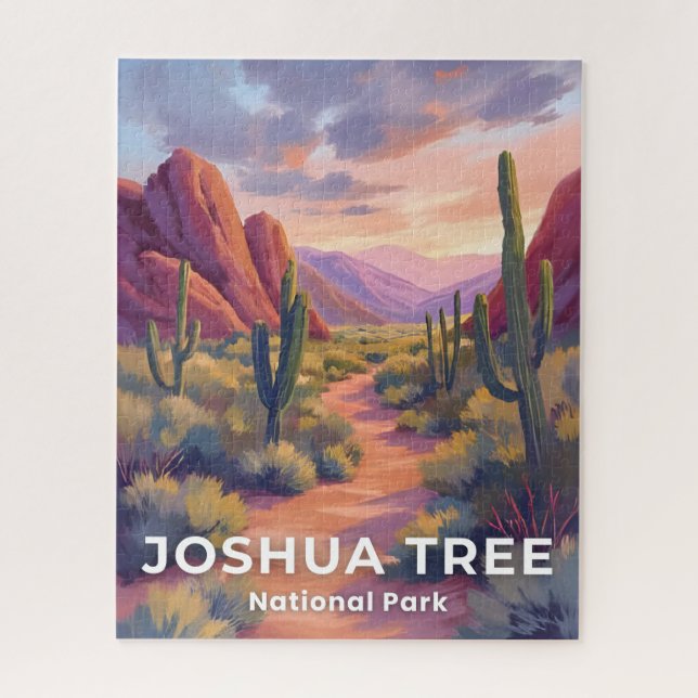 Joshua Tree National Park California Art Painted (Vertikal)