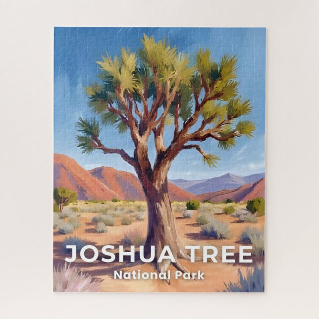 Joshua Tree National Park California Travel Art (Vertikal)