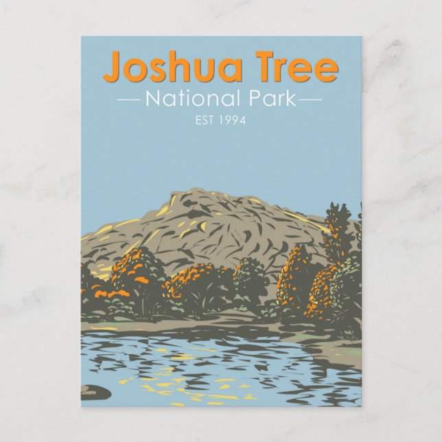 Joshua Tree Nationalpark Barker Dam California Postkarte (Vorderseite)