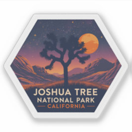 Joshua Tree Nationalpark California Vintag Aufkleber