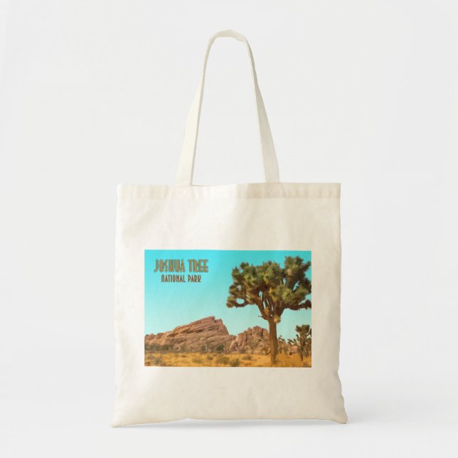 Joshua Tree Nationalpark California Vintag Tragetasche (Vorne)