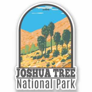 Joshua Tree Nationalpark Fortynine Palms Oasis Aufkleber