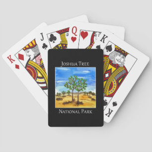 Joshua Tree Nationalpark in Kalifornien Spielkarten