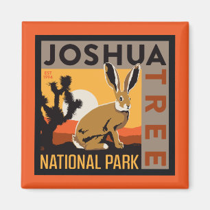 Joshua Tree Nationalpark   Kaninchen Magnet