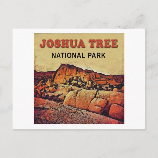 JOSHUA TREE Nationalpark Postkarte (Vorderseite)