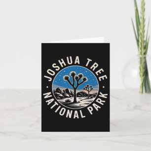 Joshua Tree Nationalpark Retro Wandern Karte