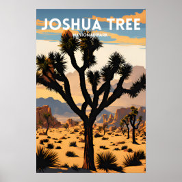 Joshua Tree Nationalpark Traditionelle Reise Poster