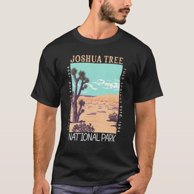 Joshua Tree Nationalpark Tule Springs erschüttert T-Shirt (Vorderseite)