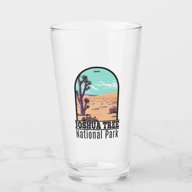 Joshua Tree Nationalpark Tule Springs Vintag Glas (Vorderseite)