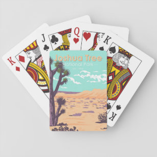 Joshua Tree Nationalpark Tule Springs Vintag Spielkarten