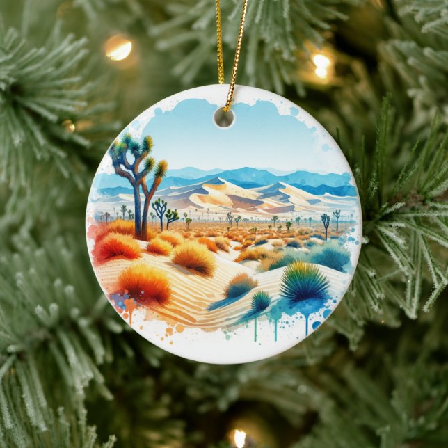 Joshua Tree Nationalpark Türkei Flats Sand Dunes Keramik Ornament (Baum)