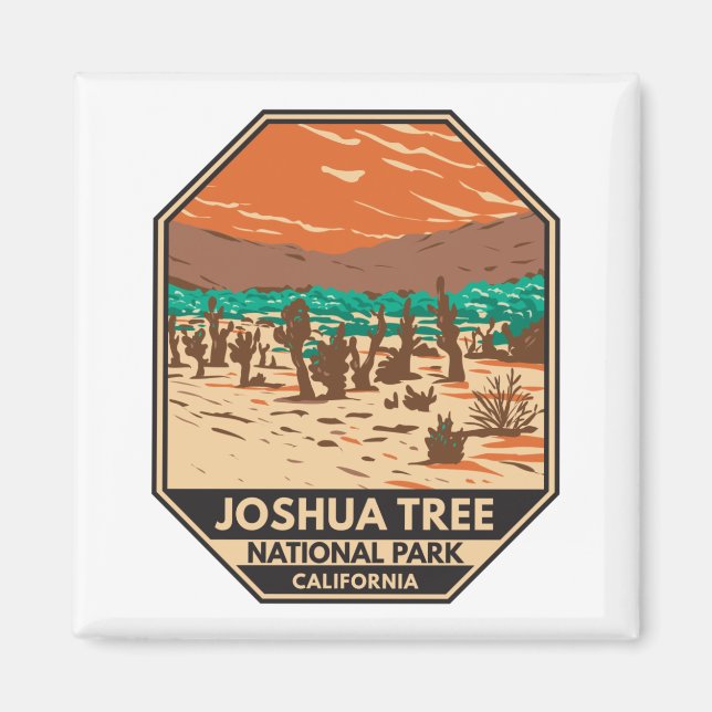 Joshua Tree Nationalpark Türkei Flats Sand Dunes Magnet (Vorne)