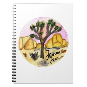 Joshua Tree Nationalpark Watercolor Notizblock
