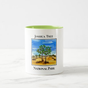 Joshua Tree Nationalpark Zweifarbige Tasse