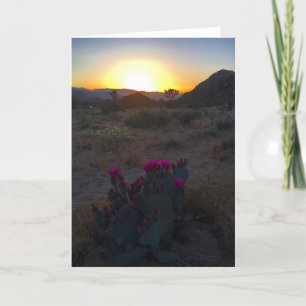 Joshua Tree Sunset #2 Grußkarte Karte