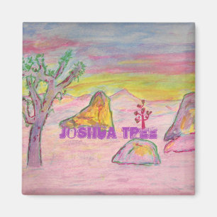 Joshua Tree Sunset Magnet