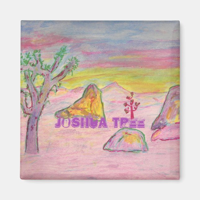 Joshua Tree Sunset Magnet (Vorne)