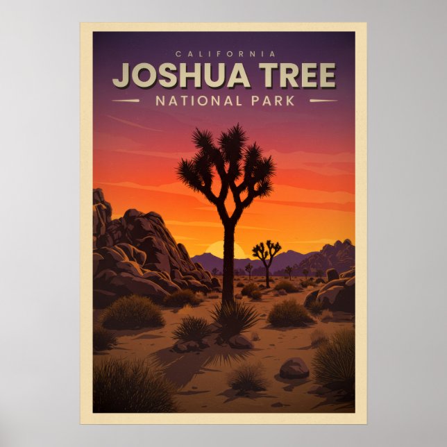Joshua tree V01 Poster (Vorne)