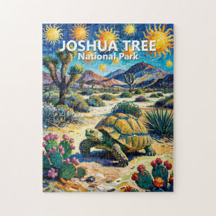 Joshua Tree Wildlife Schildkröte Farbiger Van Gogh