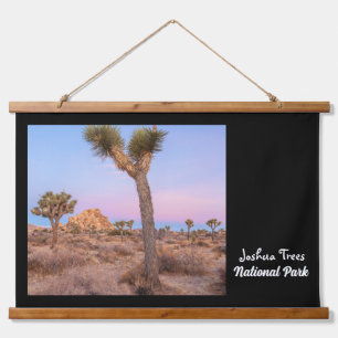 Joshua Trees Nationalpark Wandteppich Mit Holzrahmen