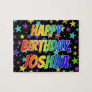 "JOSHUA" Vorname, Spaß "GLÜCKLICHER BIRTHTAG"