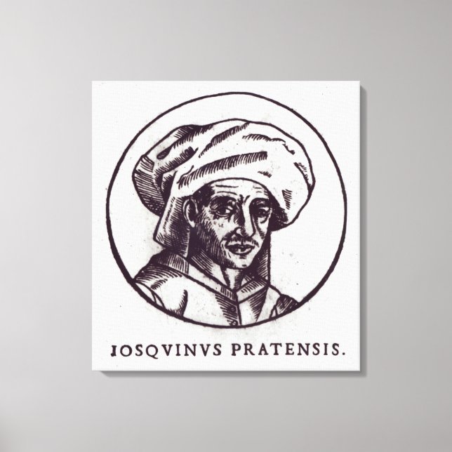 Josquin des Pres Leinwanddruck (Vorderseite)