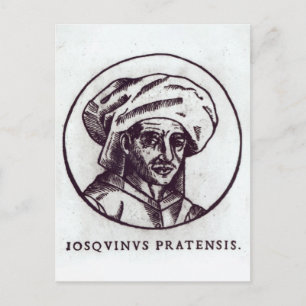 Josquin des Pres Postkarte