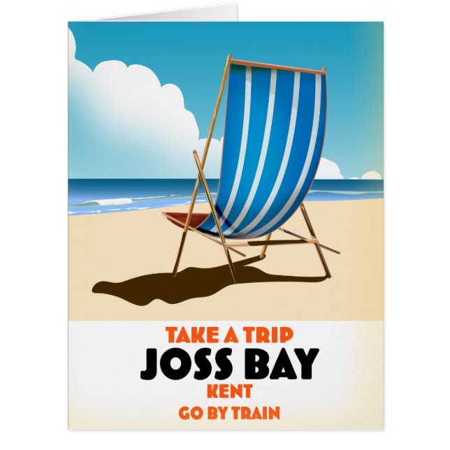 Joss Bay Kent Vintages Reiseplakat. (Vorderseite)