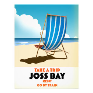 Joss Bay Kent Vintages Reiseplakat. Fotodruck