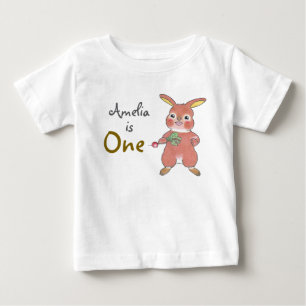 Jote Bunny 1er Anniversaire T-shirt bébé