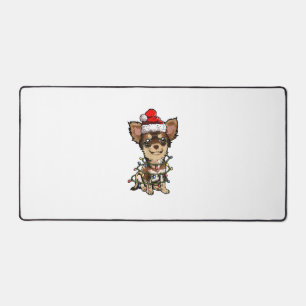 Jote Chihuahua Père Noël Feux de Noël Joyeux Noël