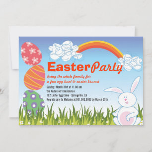 Jote Lapin de Pâques lapin amusant Invitation de l