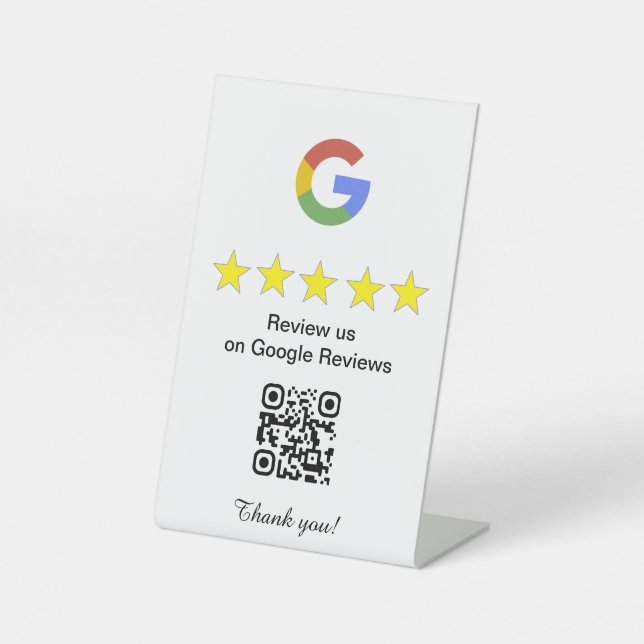 JotJar Google Review Sockelschild (Vorderseite)
