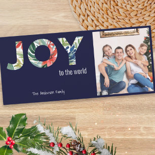 Joto the World 1 Foto Moderne Weihnachtskarte Feiertagskarte