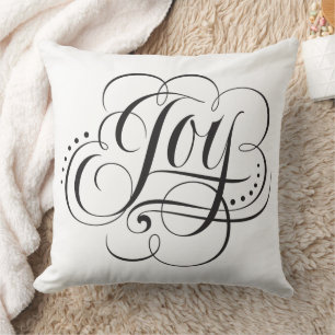 Joto the World Christmas Calligrafy Lettering Kissen