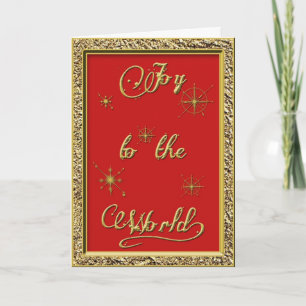 Joto the World Christmas Card Feiertagskarte