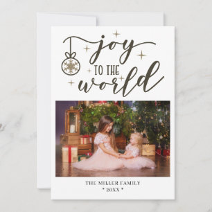 Joto the World Christmas Foto Personalisierter Nam