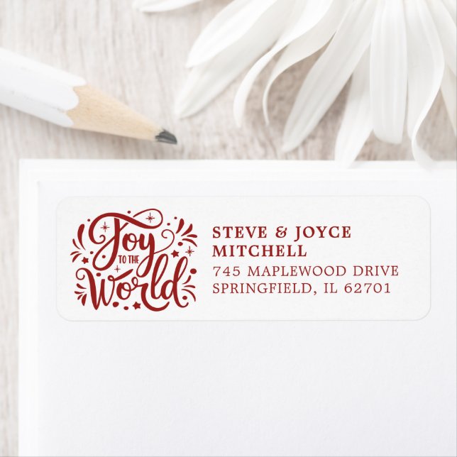 Joto the World Christmas Holidays Red Script (Insitu)