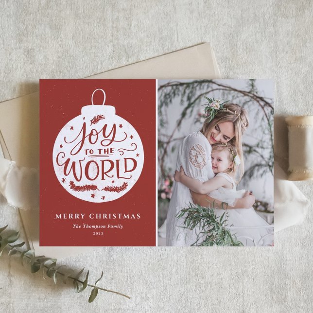 Joto the World Quote Red Foto Frohe Weihnachten (Von Creator hochgeladen)