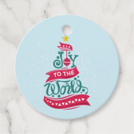 Joto the World Weihnachtsziffer Typografie Geschenkanhänger